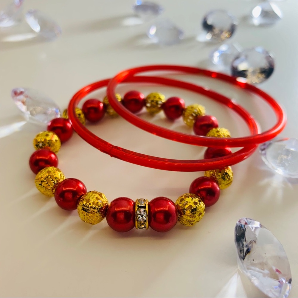 Glass Bracelet Set